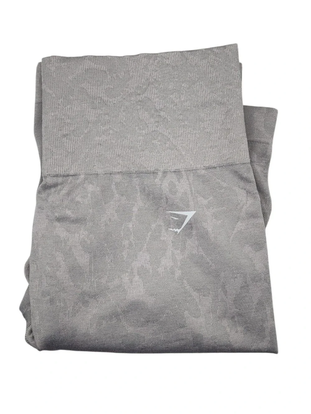 Gymshark Adapt Animal Seamless‎ Biker Shorts In Light Gray Size Medium